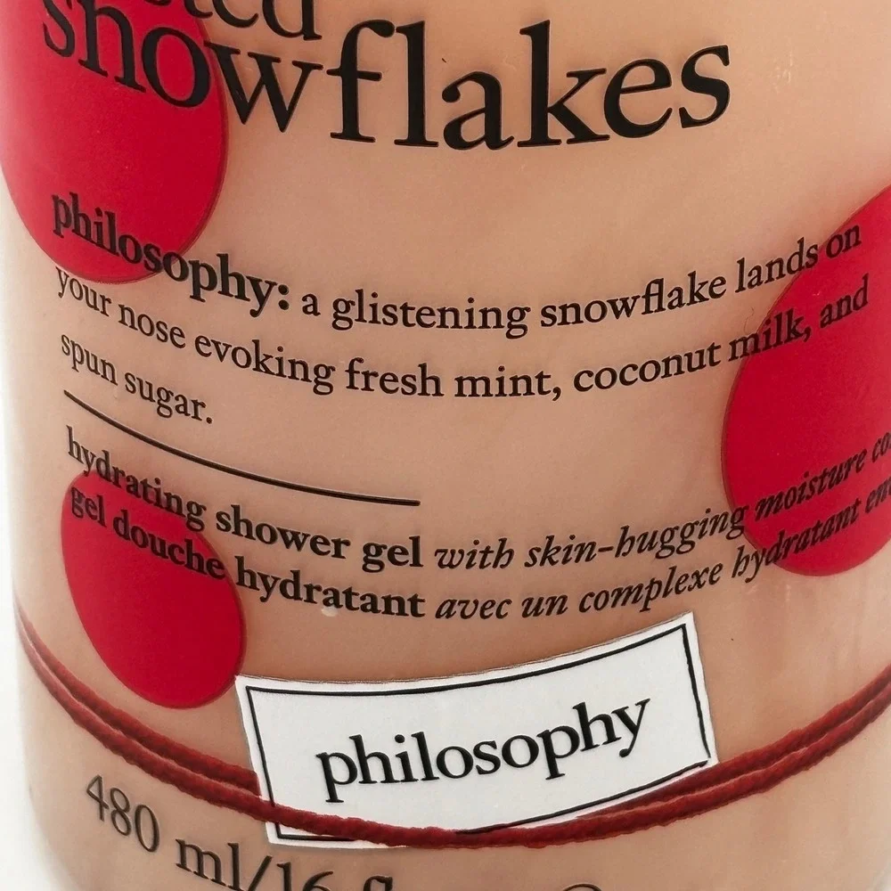 Philosophy Frosted Snowflakes 3-in-1 Shower Gel Bubble Bath Shampoo 16oz